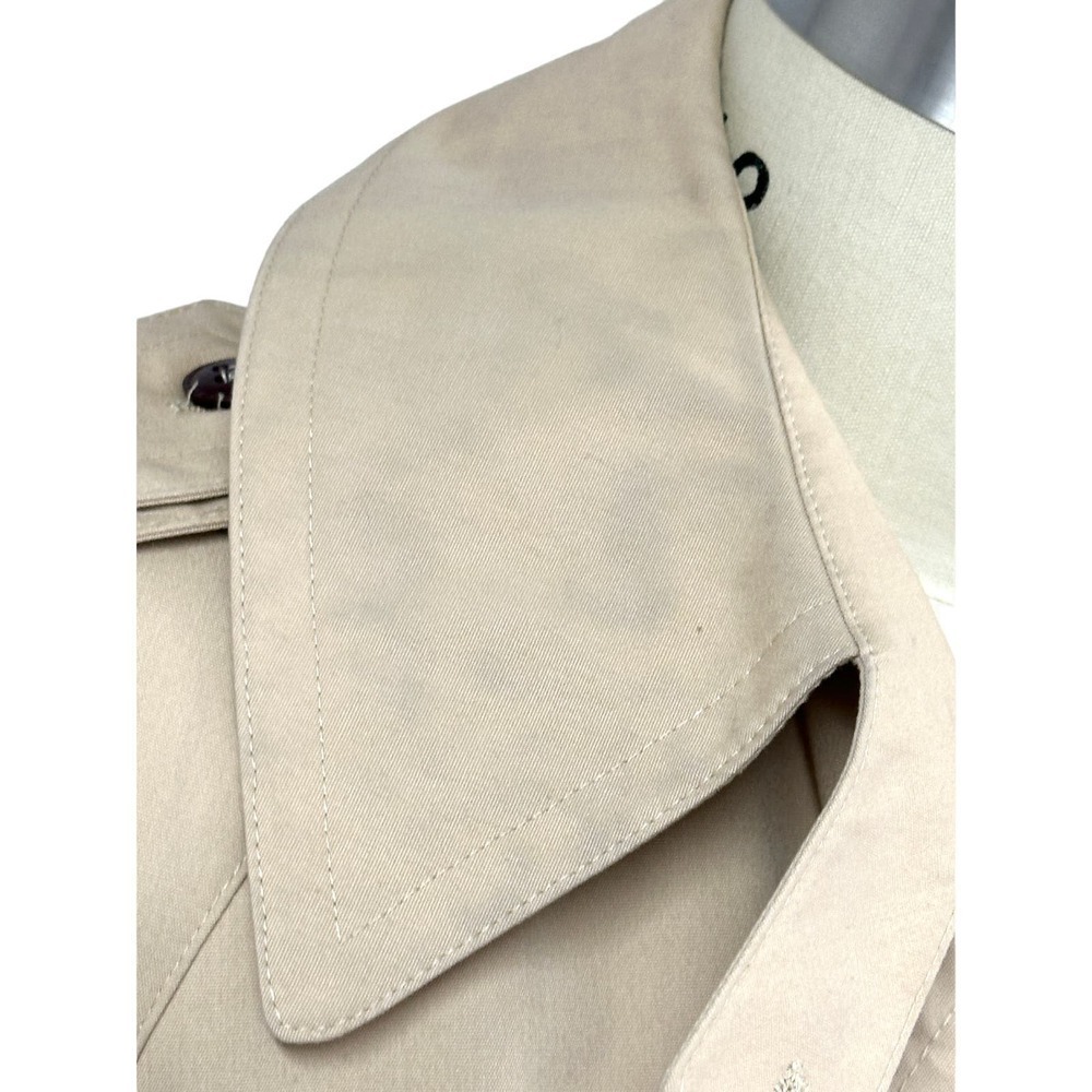 70s VTG Etienne Aigner Trench Coat Double Breasted Fully Lined Belted  Womens L - Picture 5 of 16